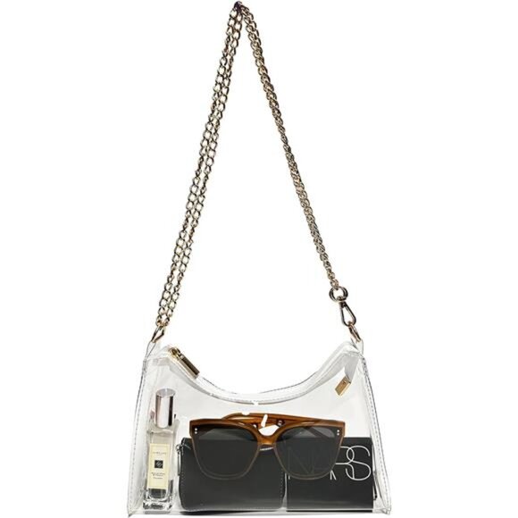 Clear Bag for Stadium Events Women's Purse Handbags Small Purse shoulder bag - Picture 4 of 7